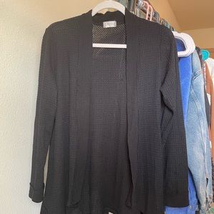 Altar’d State Asymmetrical Waffle-Knit Cardigan
